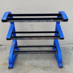 3 Tier Solid Steel Dumbbell Weight Rack…. Home Gym Fitness…. $100 Price is Firm!!!