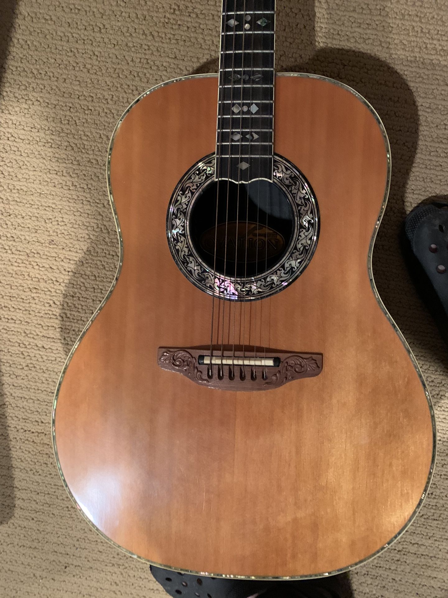 1970’s Ovation Custom Legend Acoustic/Electric Guitar