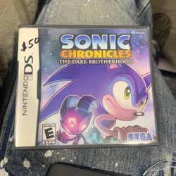 Sonic Chronicles The Dark Brotherhood Nintendo Ds