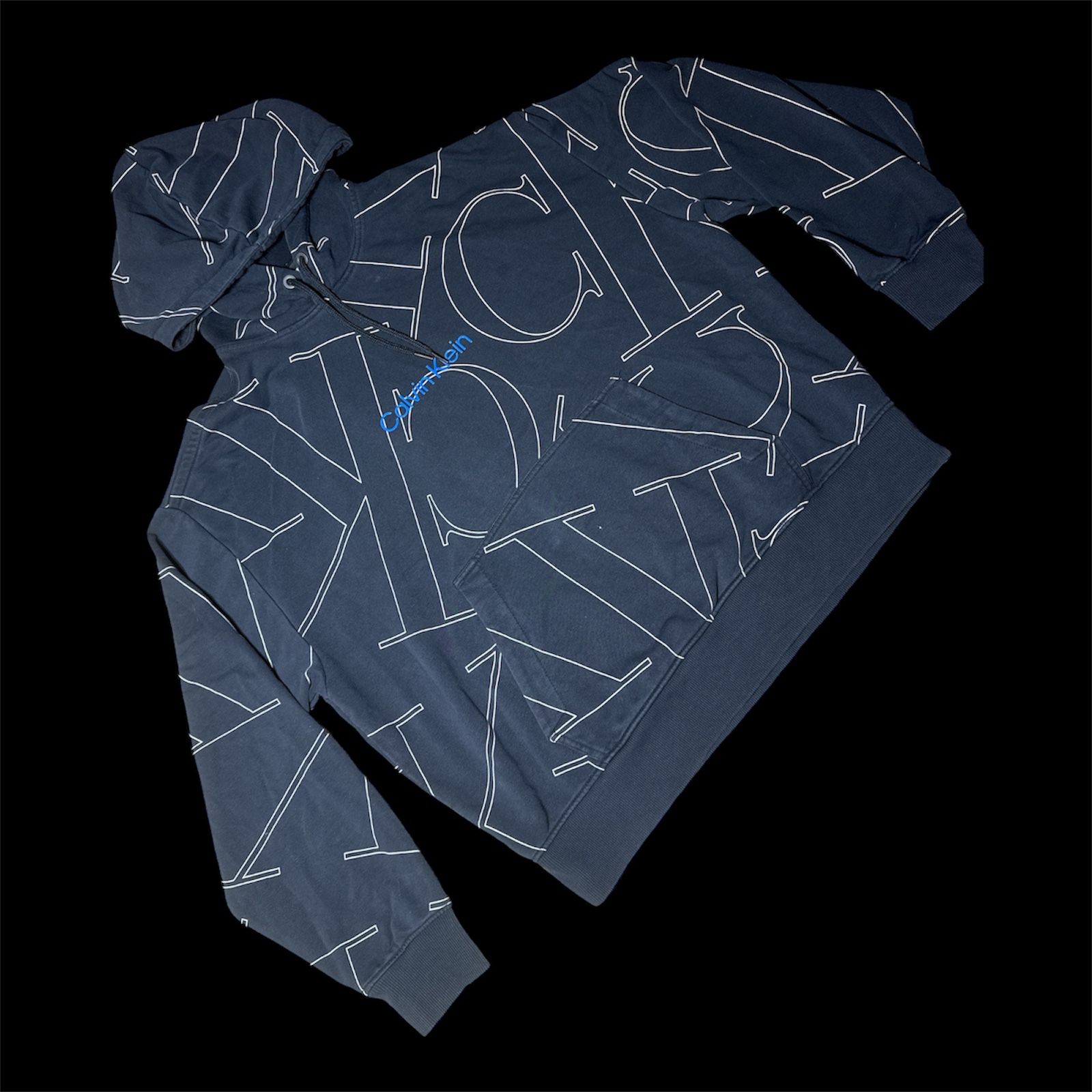 Calvin Klein Set Men's Monogram Pullover Hoodie Long Sleeve Sweatshirt Soft