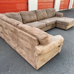 Big Tan Sectional Sofa 