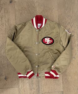Vintage San Francisco 49ers Satin Jacket by Starter Pro Line Size Medium