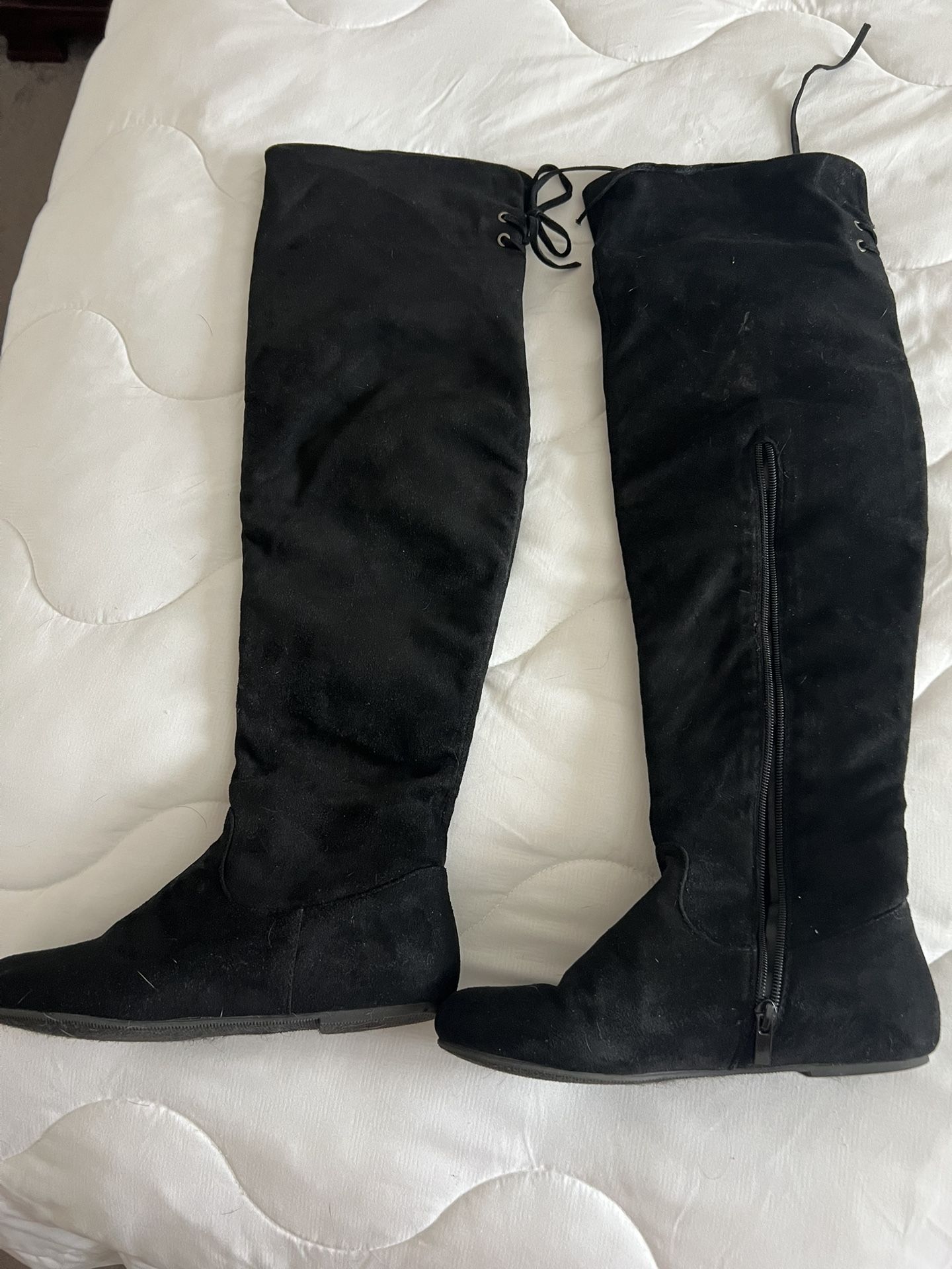 Thigh High Ladies Suede Boots