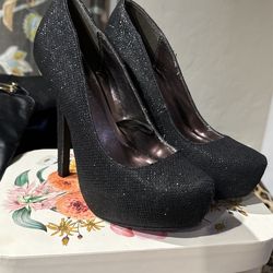 Black Stiletto Heels