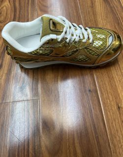Gold Bottega Sneakers