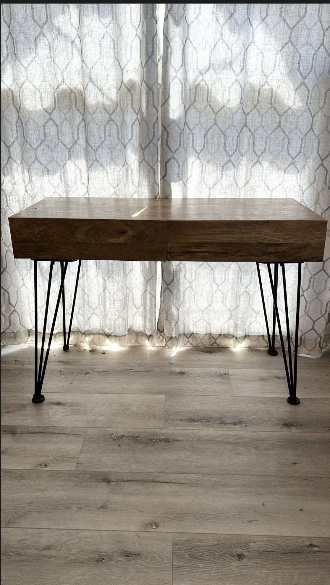 Farmhouse Rustic Console Table