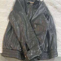 100% Leather Jacket  $50