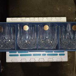 Longchamp Cristal d'Arques~Old Fashioned Glasses~Set 4 💯% Brand New Never Used