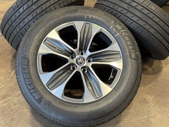 FREE DELIVERY NEW 4x 18" WHEELS RIMS 2022 TOYOTA HIGHLANDER OEM MICHELIN TIRES 235/65/18