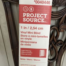 Vinyl Mini Blind ,Project Source