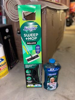 Swiffer mop & Mr clean floor cleaner