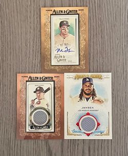 2020 Allen And Ginter 190 Card Lot Auto Relic Patch Insert Parallel Judge Betts