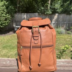 Vintage Coach Large Backpack British Tan 0529