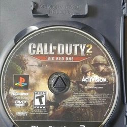 CALL OF DUTY 2 BIG RED ONE FOR PS2