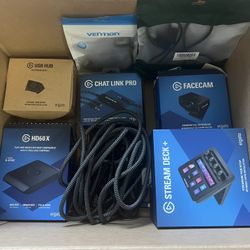 STREAMING / PODCASTING / AUDIO / VIDEO - El Gato Stream/Record System $300 OR BEST OFFER (Newly Used In Original Boxes)