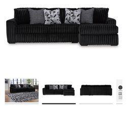 Midnight madness 2 Piece Couch