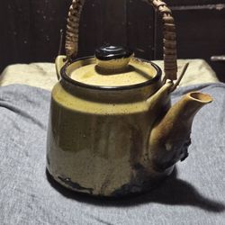 Vintage Artist Handmade Teapot