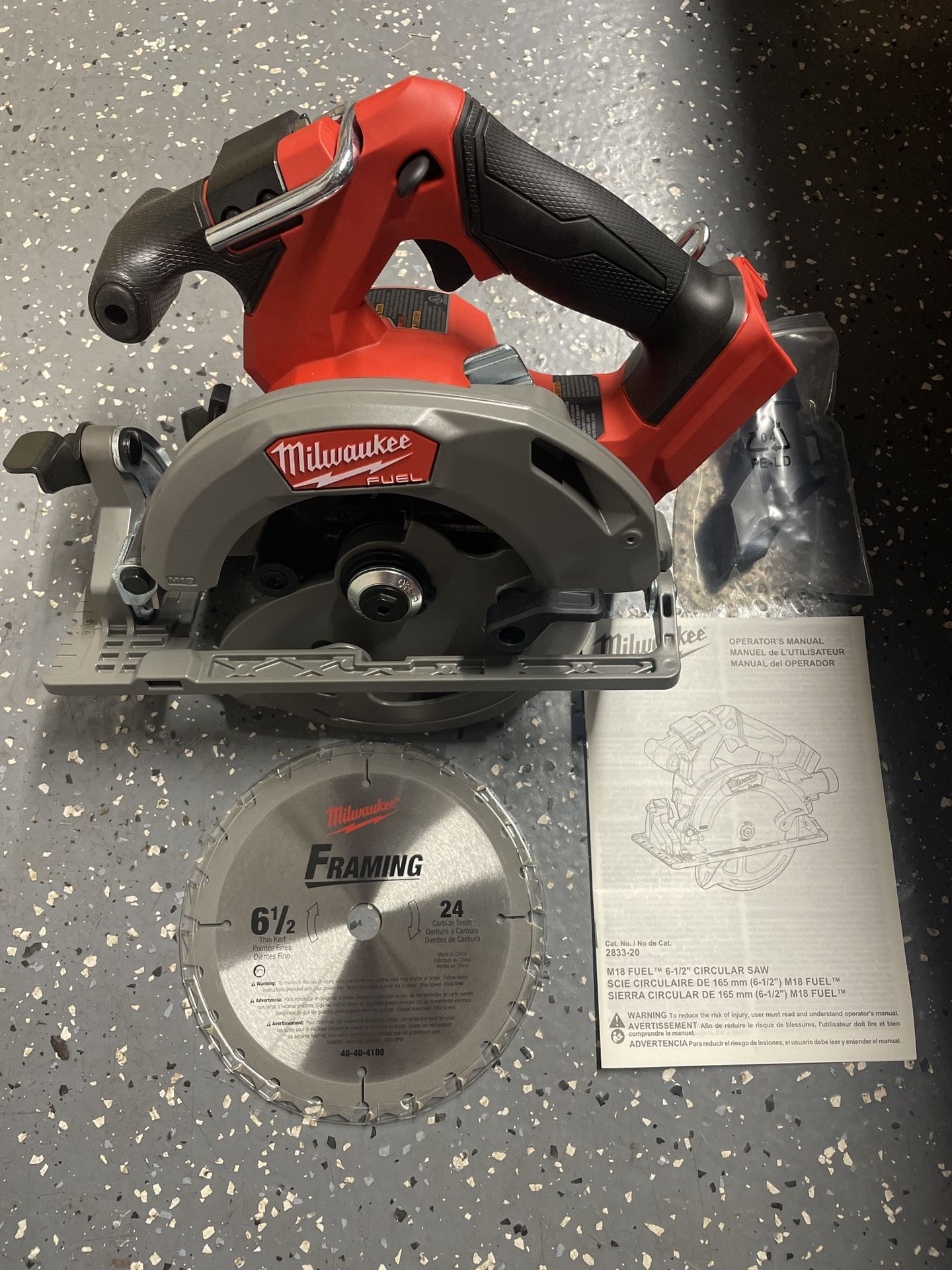 Milwaukee Fuel M18 6-1/2” Circular Saw. Newest Model