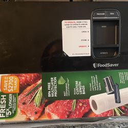 Foodsaver Space Saving Compact Machine Vacuum Sealer, Black