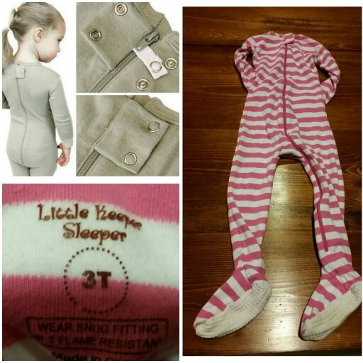 Little Keeper Sleeper 3T footie pajamas