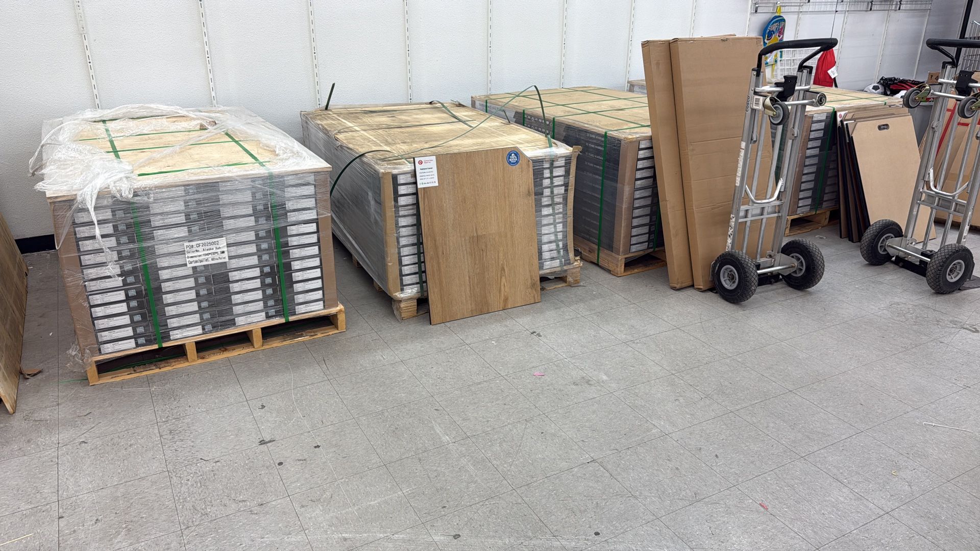 Waterproof 6.5mm Vinyl Flooring $1.79 /sqft Wholesale To Public