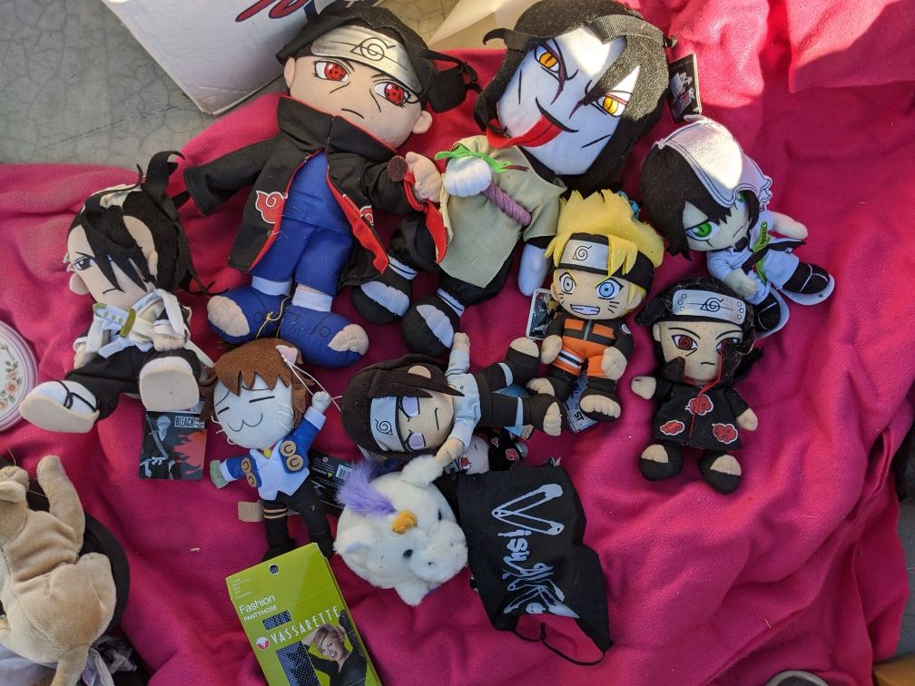 Anime plushies