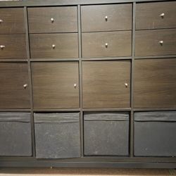 IKEA 12 Cube Organizer KALLAX  Shelf Unit with Legs