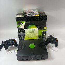 Microsoft Original Xbox Console Gaming System Black CIB + Extras!