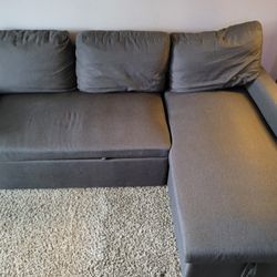 Almost Brand New Sofa Sleeper W Blanket Drawer 