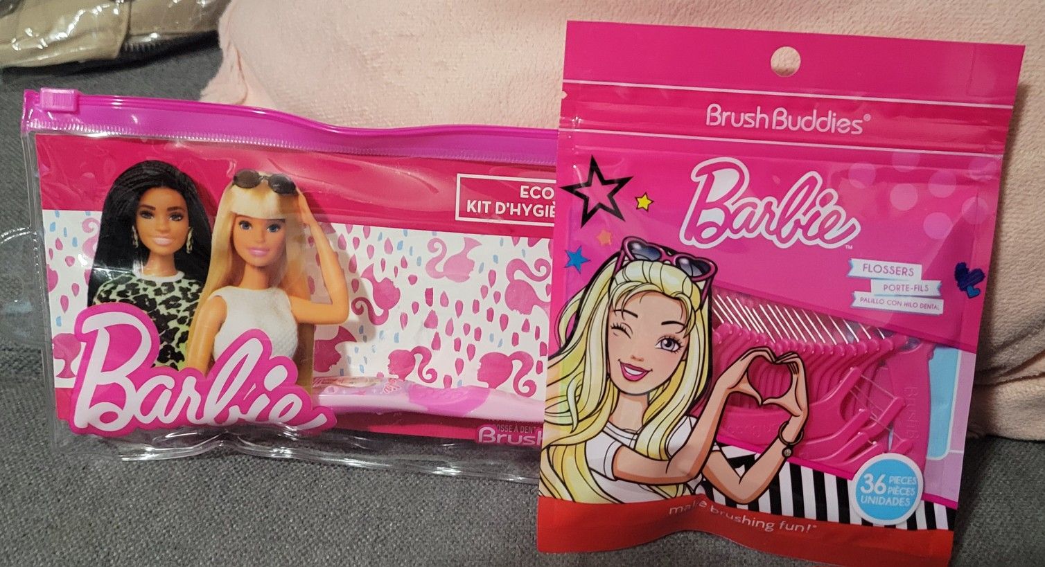 Barbie Toothbrush And Flossers
