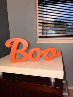 “Boo” sign Halloween