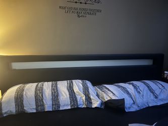 King Led Bed frame, Two Night Stands and One Tv Stand