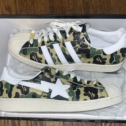 Bape x superstar  size 13
