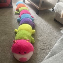 Huge Caterpillar stuffed toy. 