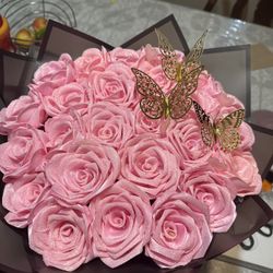 25 Rose With Glitter Bouquet 