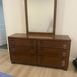 Dresser And Mirror