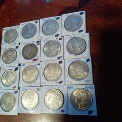 Silver Dollars Lots Of 4 For $350 