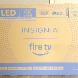 Brand New 43” Insignia Fire TV – Never Used, Still Sealed