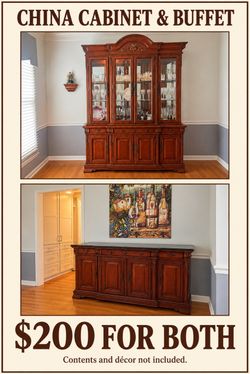China Cabinet and Buffet