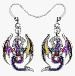 New !! Dragon Earrings