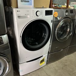 LG Washer With Pedestal 