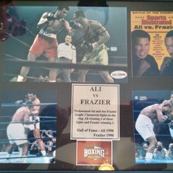 Ali / Frazier Both Autographed Picture