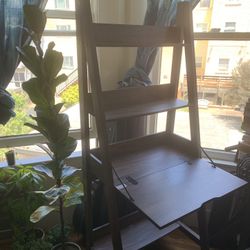 Brown Ladder Book Shelf  
