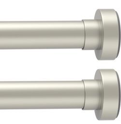 Spring Tension Shower Curtain Rod 2 Pack