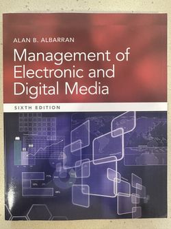 Management of Electronic and Digital Media 6th Edition (Brand New)**