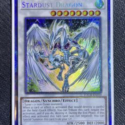 Yugioh Stardust Dragon Collectors Rare 1st Ed 