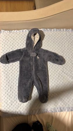 Baby Sherpa Fleece Hooded Snowsuit