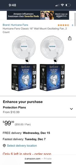 Hurricane oscillating fan