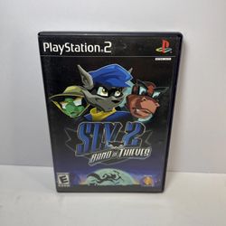 Sly 2 Band of Thieves PS2 COMPLETE CIB Manual, Poster, And Reg Card - TESTED