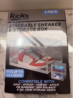 STACKABLE SNEAKER AND STORAGE BOX